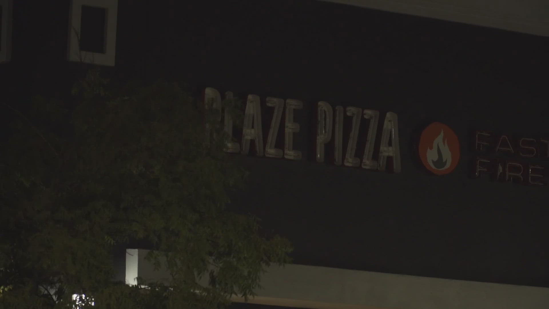 Police say it began when the suspect went into the restaurant to pick up a delivery order, saw a pride flag and threw it to the ground. It then escalated.