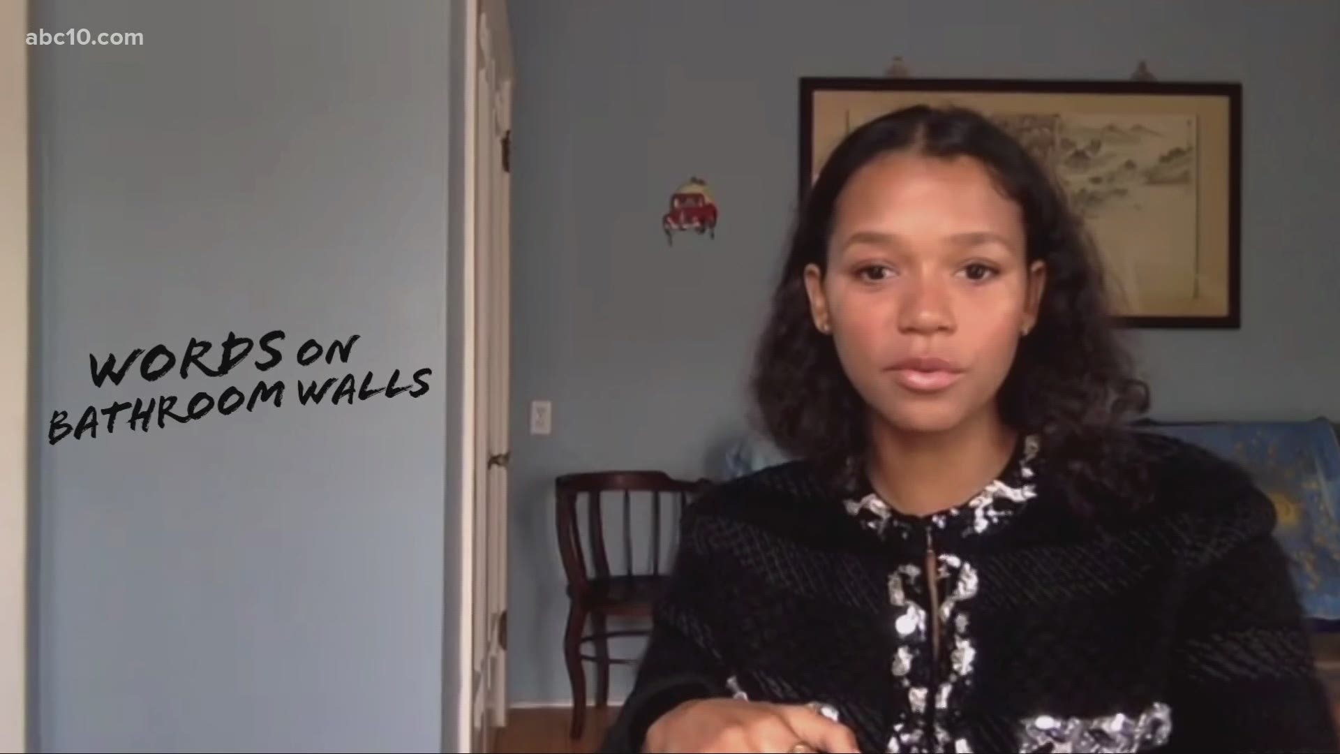 Taylor Russell talks about 'Words on Bathroom Walls' | abc10.com