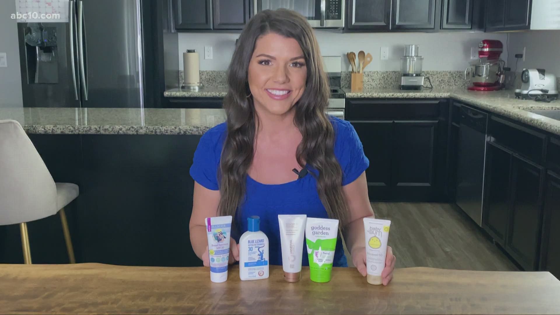 Reaching for the sunscreen as temps warm up? Megan Evans joins us with some healthy options for the family.