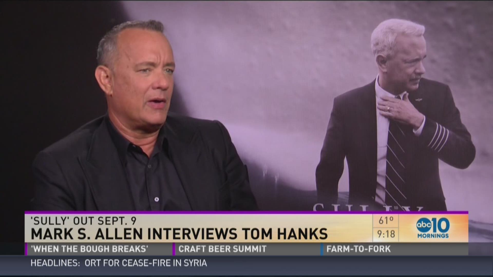 Tom Hanks turns in another great performance in the film 'Sully," the story of Capt. Chesley "Sully" Sullenberger's emergency landing in New York's Hudson River (Sept. 5, 2016)