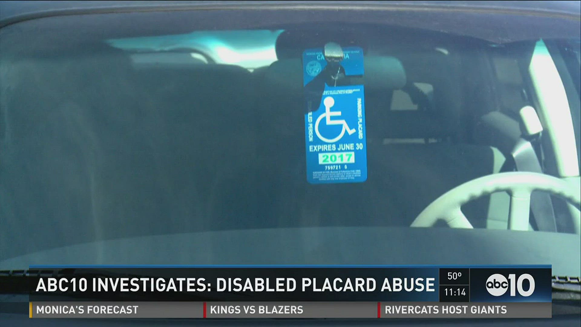 ABC10's Thom Jense hits the streets to find out how easy it is to get a Disabled Parking placard if you're not a disabled person.