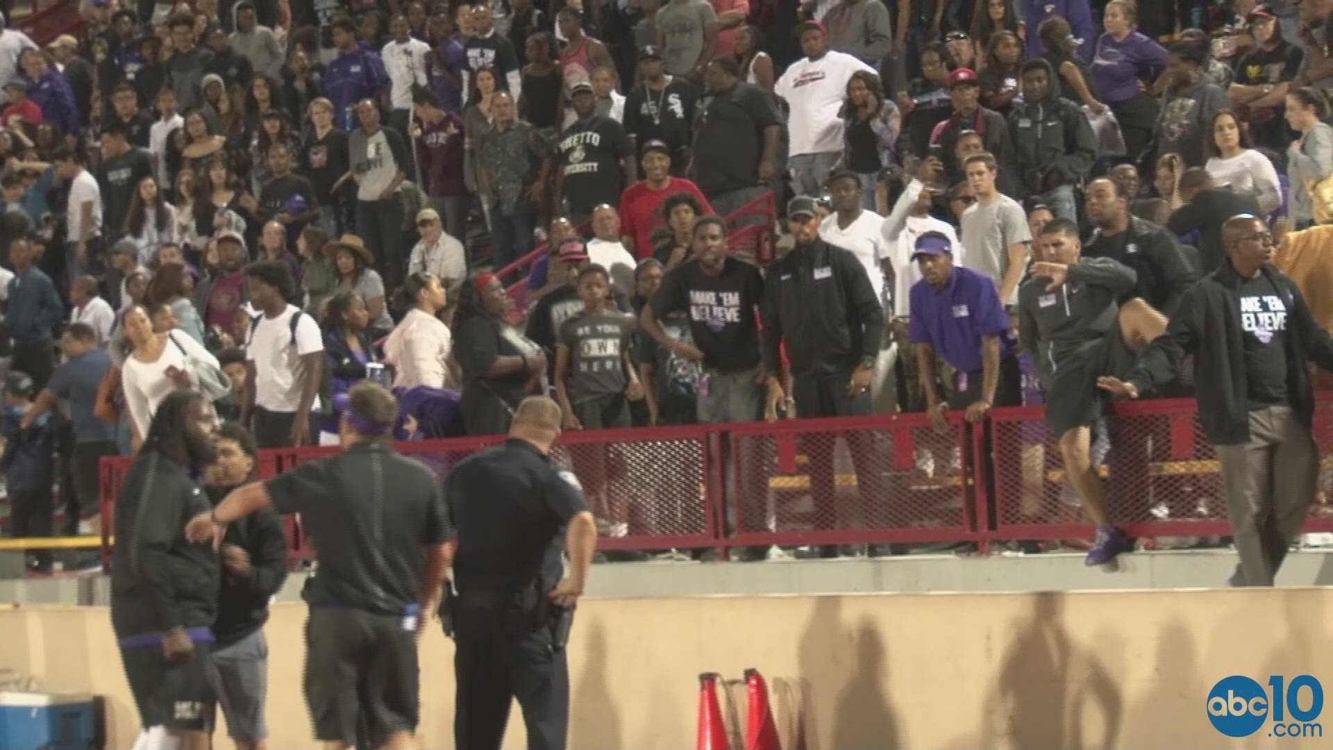 Los Rios officer pepper sprays crowd following fight at Sac High