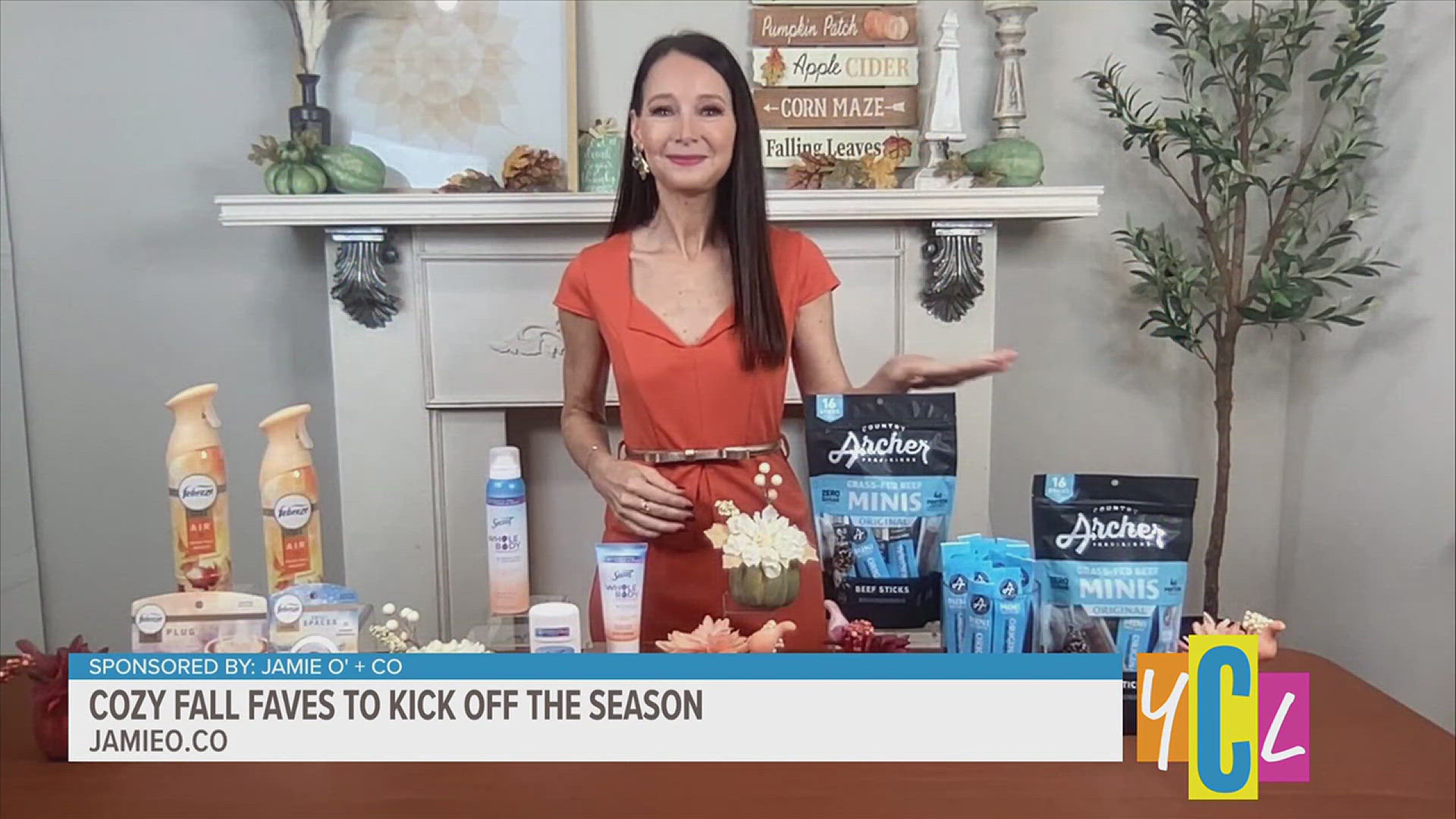 Fall has arrived! A lifestyle expert shares her must-haves for the season. Sponsored by Jamie O. + Co