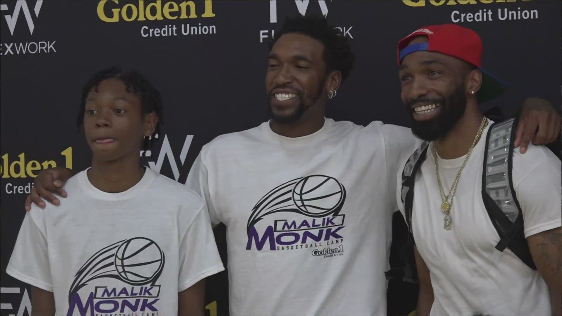 Sacramento Kings guard Malik Monk held a basketball camp for 300 children in Rocklin.