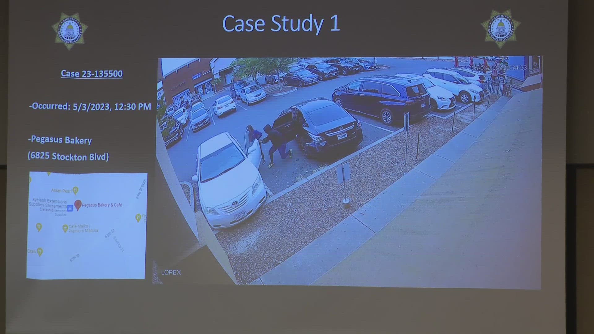 The town hall meeting was held after multiple robberies happened in the Little Saigon area along Stockton Boulevard in south Sacramento.