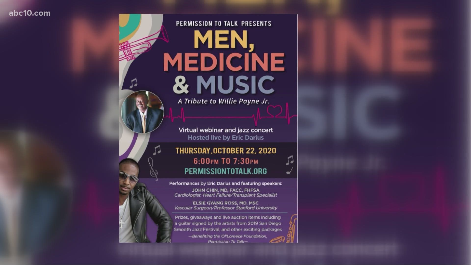 A virtual Sacramento event focuses on getting men talking to doctors about their health to spot issues early.