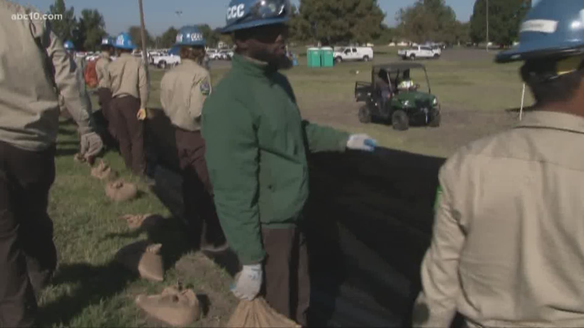 California Conservation Corps prepares flood watch skills in Stockton