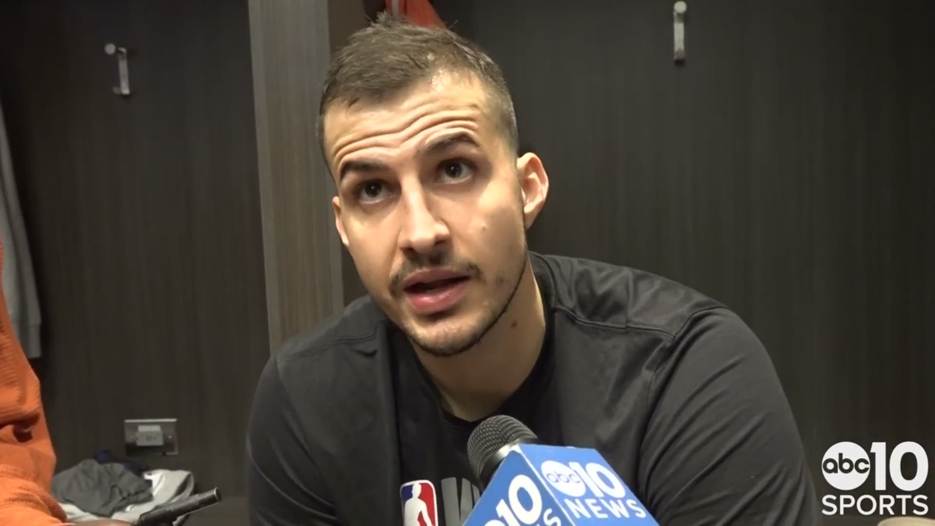 Sacramento Kings F Nemanja Bjelica on Sunday afternoon’s 100-99 win over the Boston Celtics and bouncing back from Friday’s loss in Los Angeles against the Lakers