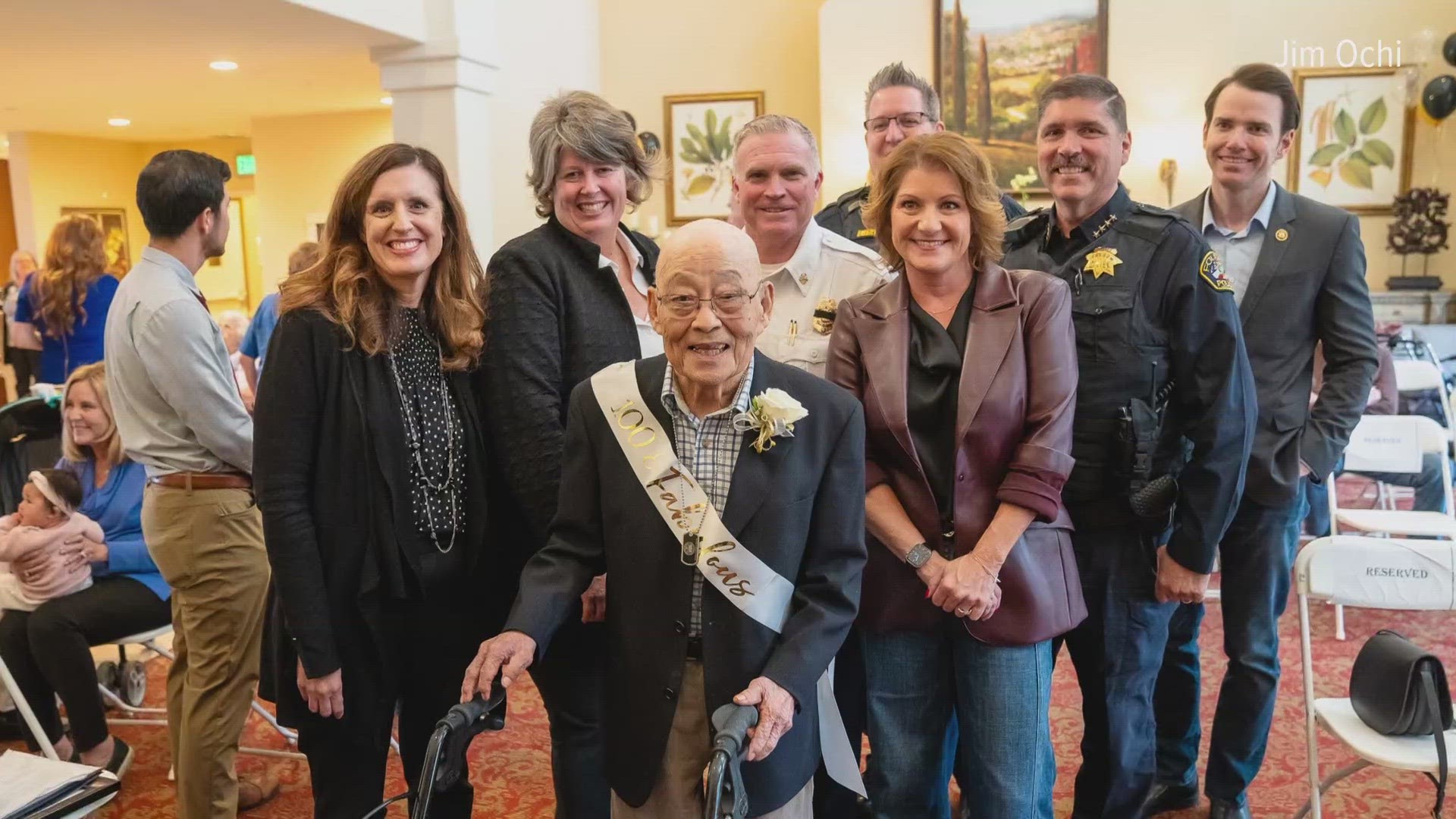 Army veteran, internment camp survivor celebrates 100th birthday in Folsom