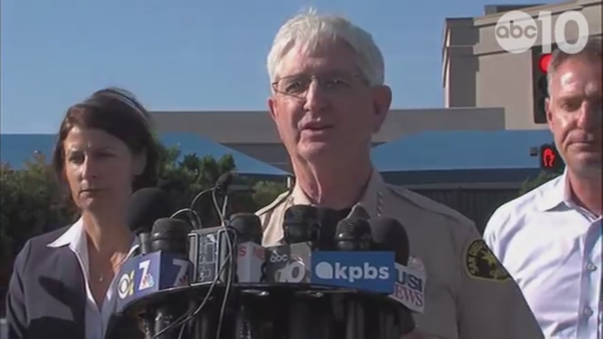 Three people were injured and one person killed Saturday, in a shooting at a synagogue where worshippers were celebrating the last day of Passover in San Diego County, the San Diego Sheriff's Department said. 

There was no known threat after the accused shooter, a 19-year-old man, was detained in the shooting at the Chabad of Poway, but authorities boosted patrols at places of worship as a precaution, according to San Diego Police Chief David Nisleit.