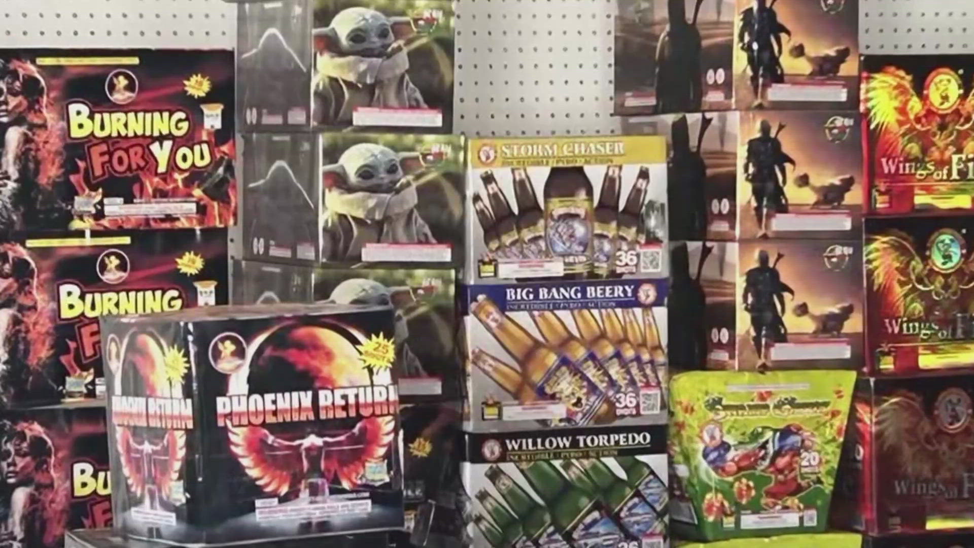 Illegal fireworks bust in Sacramento County