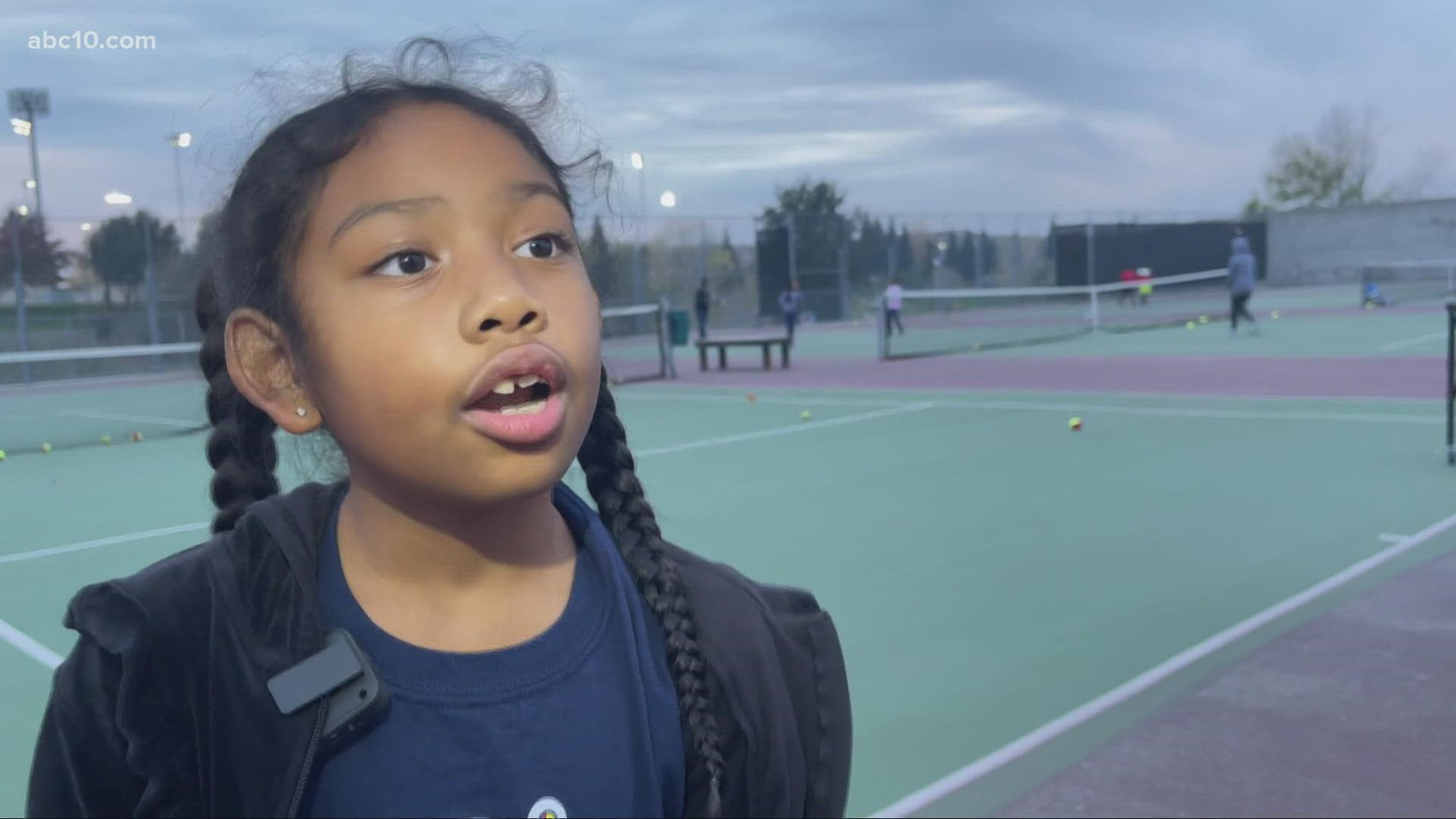 With the upcoming release of the Williams family biographical drama 'King Richard', our Mark S. Allen spoke with up and coming tennis players about Serena and Venus.