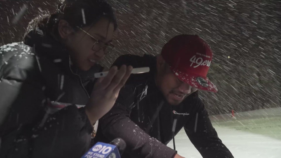 Winter Storm: Sierra sees snow flurries as storms hits area - Vimarsana News