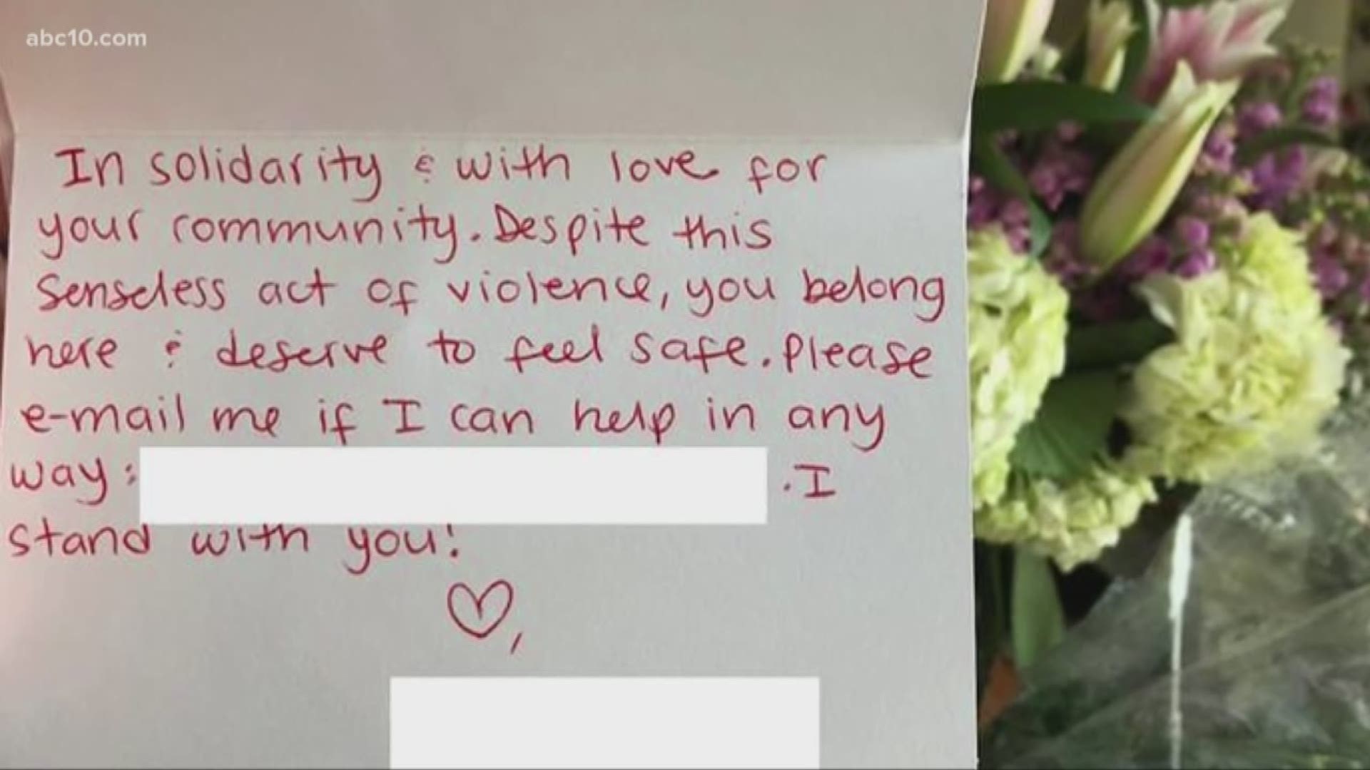 After a shooting that killed 50 in New Zealand, the Folsom Muslim community received an outflow of support in the form of cards, flowers, and letters that  reminded them that their neighbors in the city are there to support them in difficult times.