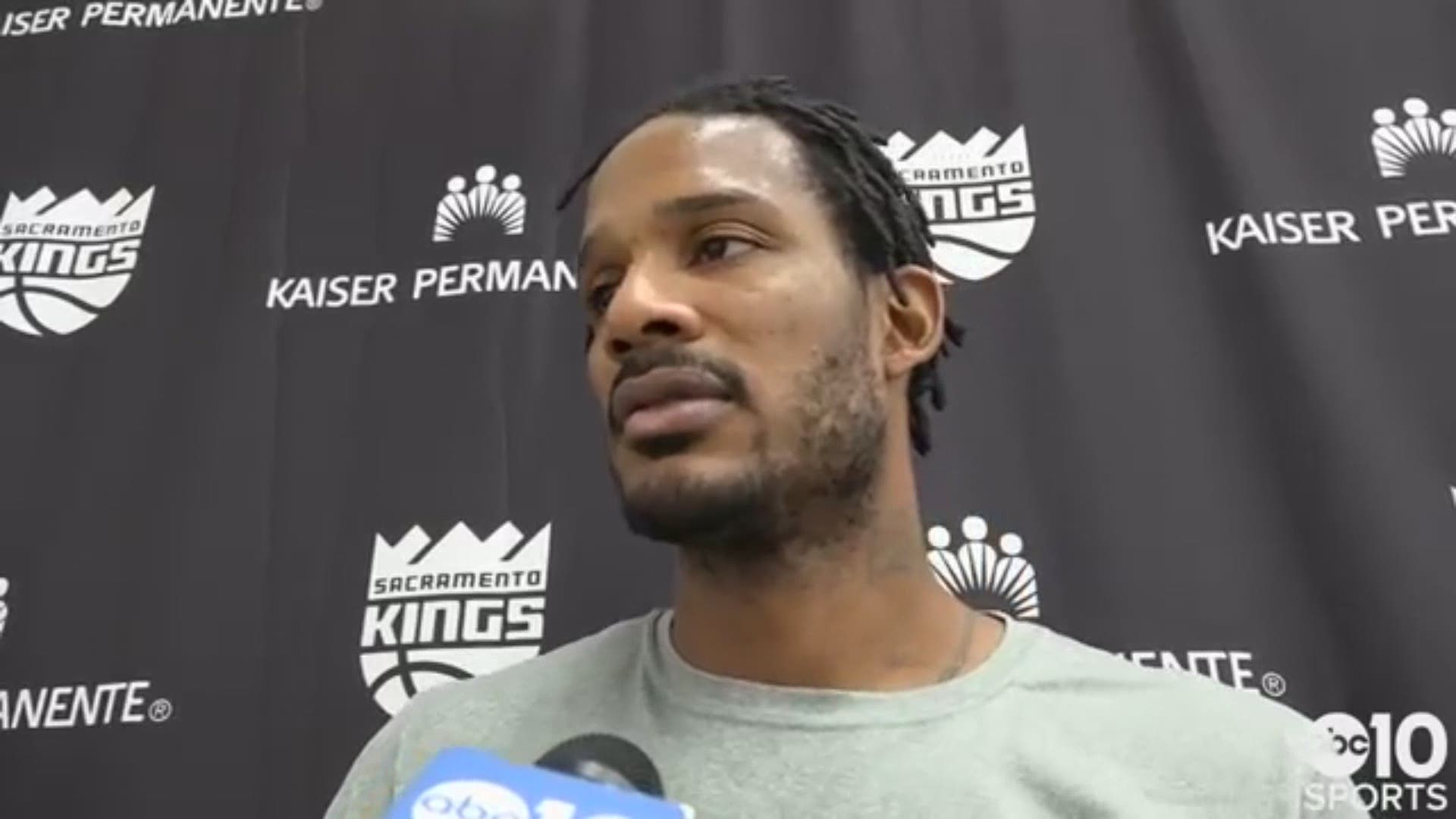Sacramento Kings forward Trevor Ariza explains what his team has been missing during their 0-4 start to the new season and identifies some improvements he's seen.