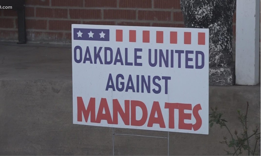 Oakdale mask mandate