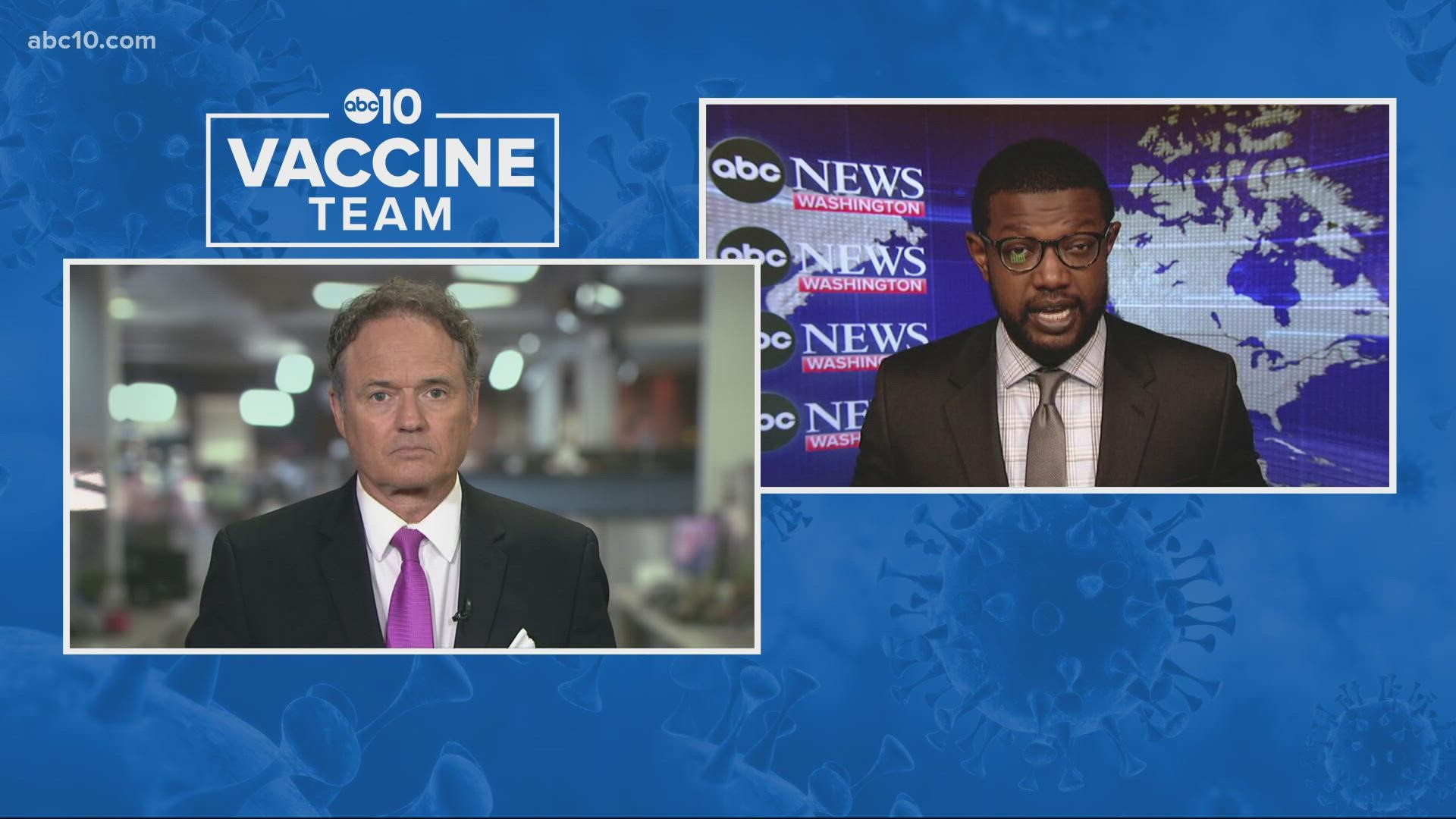 ABC10's Walt Gray and ABC New's Alex Presha cover the latest on the COVID-19 vaccine.