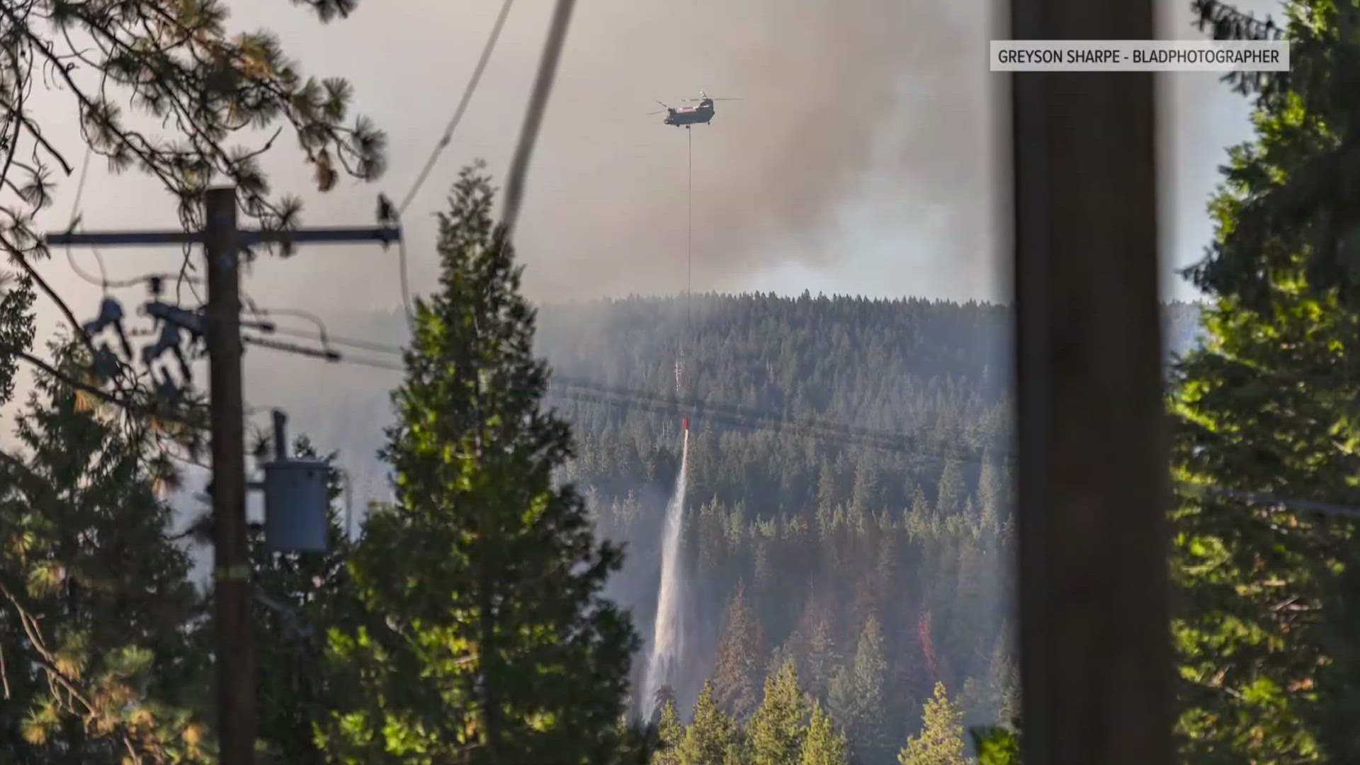 Evacuation orders were issued due to the Dutch Fire burning along the Placer and Nevada county line.