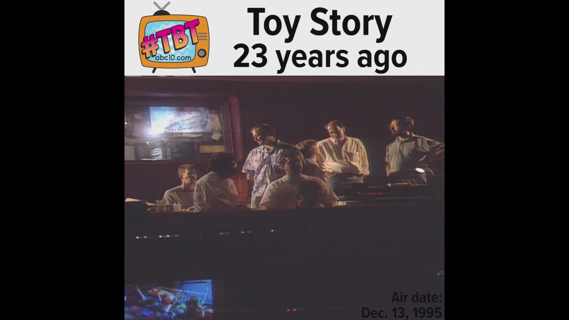 In this video from December 1995, ABC10 talks with a relatively new animation company about their first animated movie, a small film called Toy Story.