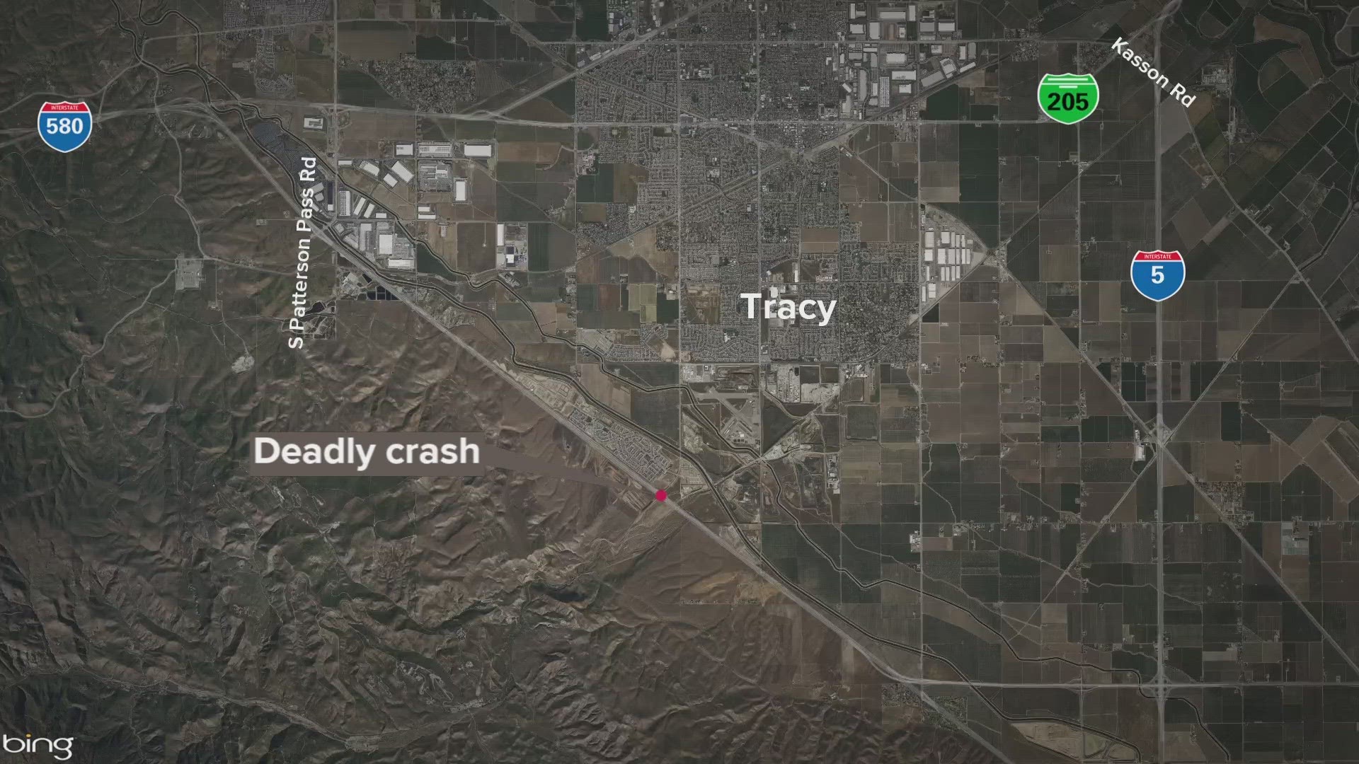 A two-month-old baby girl died days after a collision with a wrong-way driver in Tracy, police said.