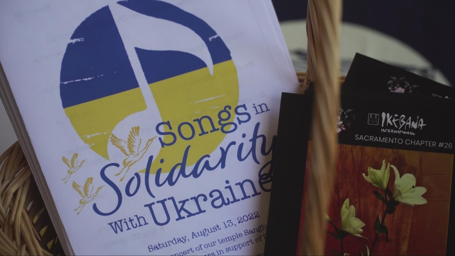 11 different performers were at the event to raise money and awareness for the war continuing on in Ukraine.