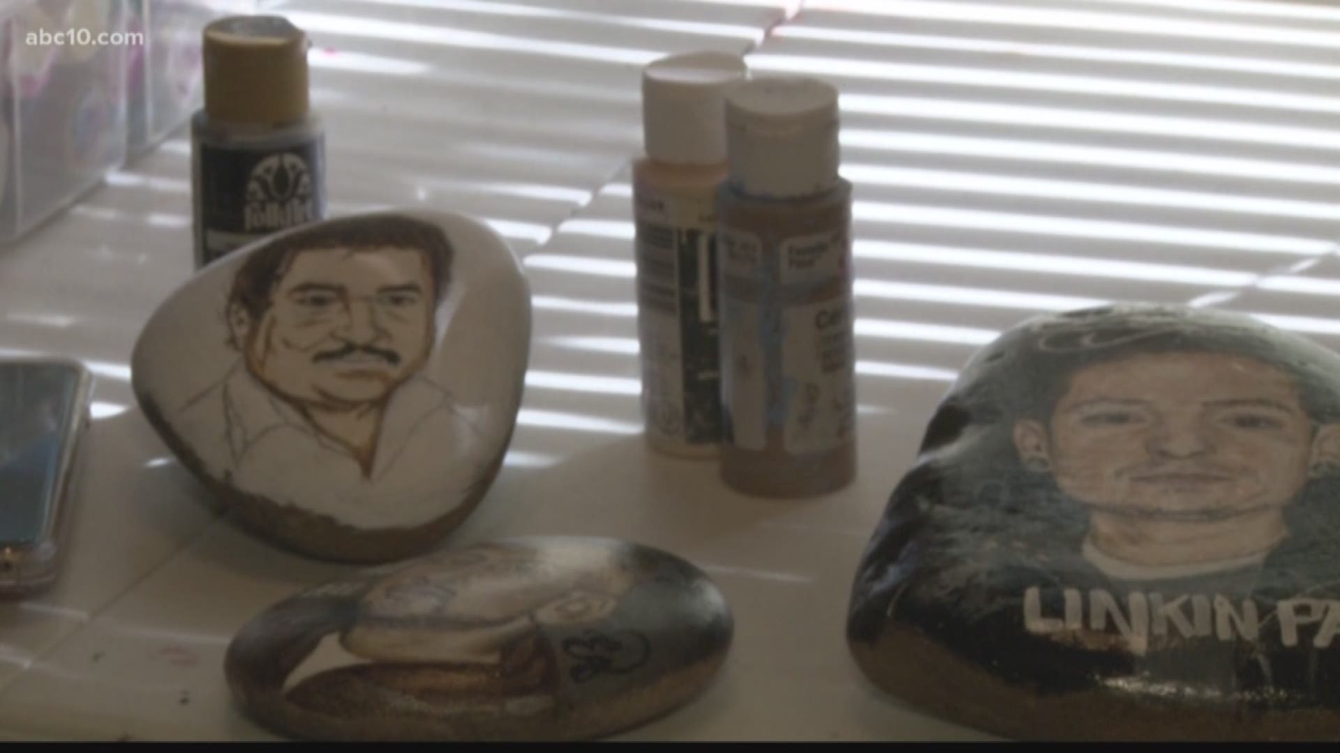 There's a trend growing across the country right now where people paint rocks to hide -- for others to find. But in Stockton, one woman says she never expected the game to get so big.