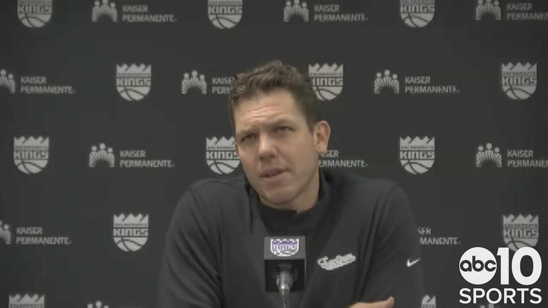 Kings' coach Luke Walton analyzes his team's shortcomings in Friday's 108-89 loss to the Toronto Raptors, hearing boo's in Sacramento & dropping 6 of last 7 games.