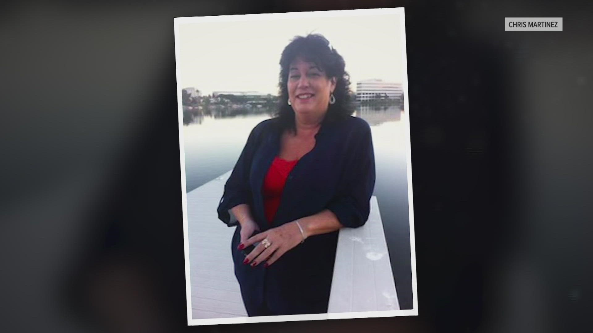 Katherine Martinez was on the way to her son's car after he called saying he was stranded in the mud, but she also drove into water and was missing for days.