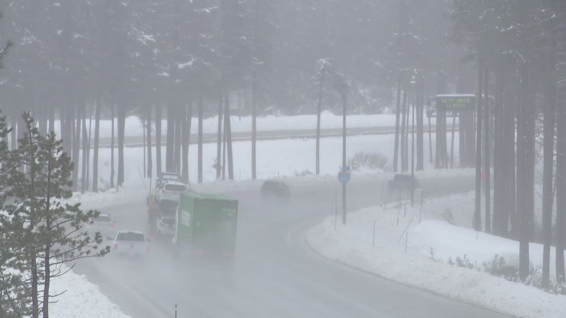 Drivers should "winterize" their vehicles by checking their engines, brakes, and lights. They should also pack extra supplies to help them get to their destinations.