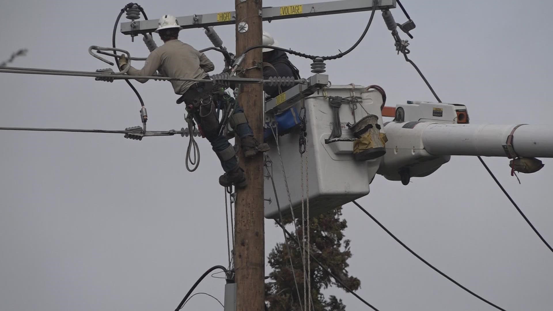 San Joaquin County residents are feeling the cold after power in the area was lost to severe weather coming from the rain storm.