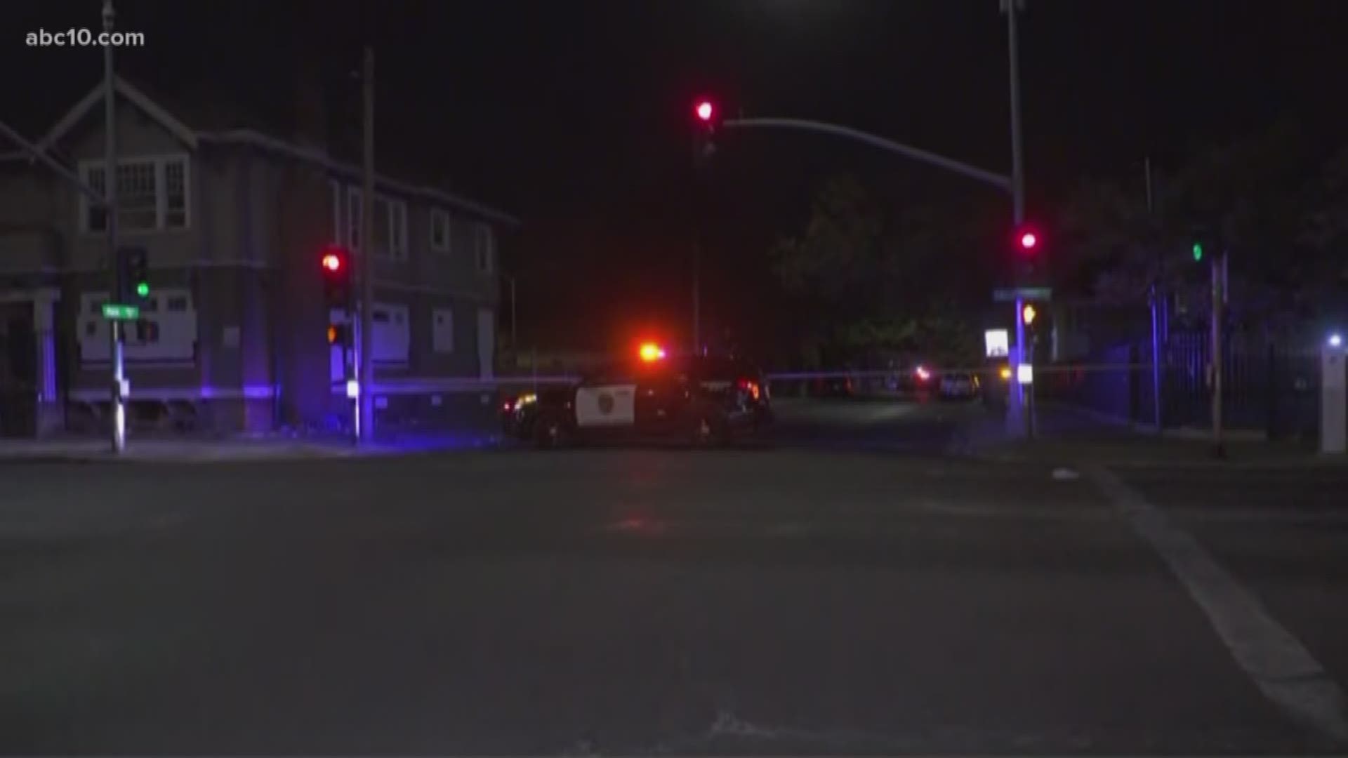 One person was killed and two others, including a 5-year-old boy, injured after a shooting in a Stockton neighborhood, Monday night.