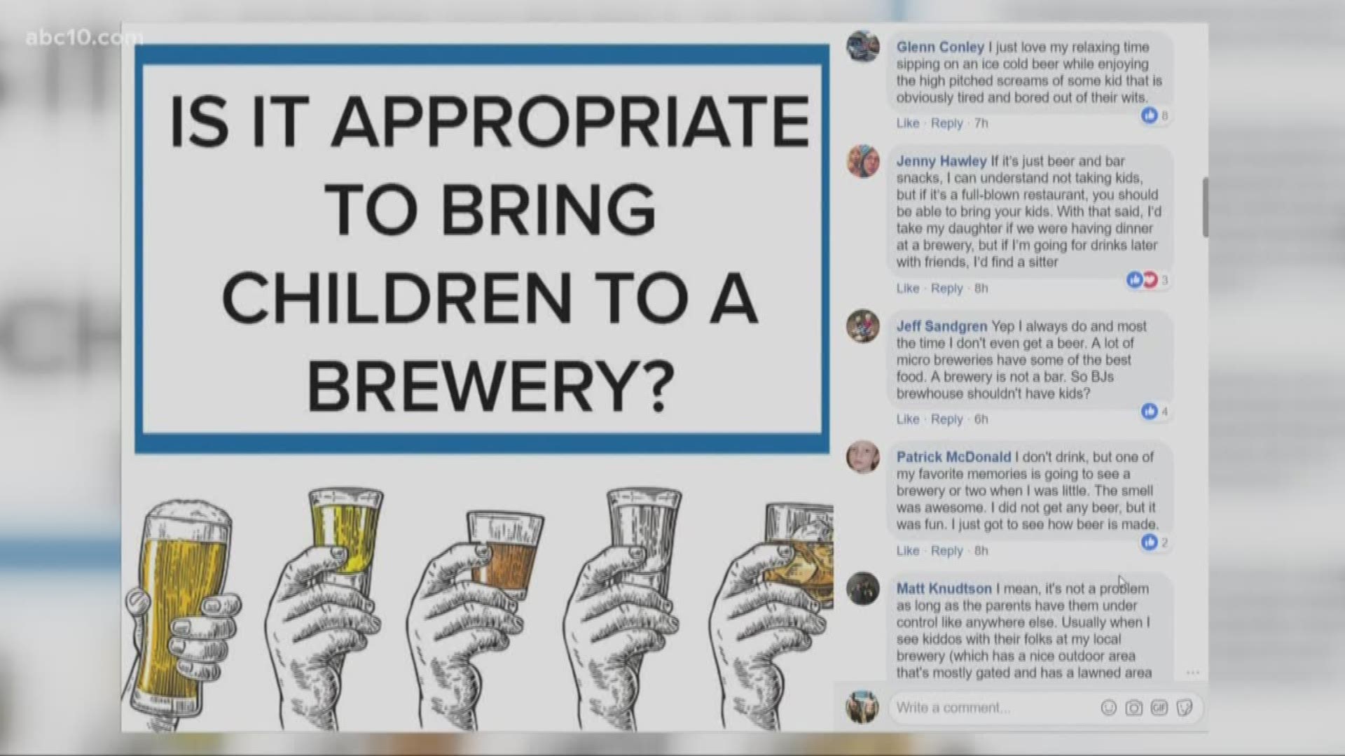 Have you noticed more children at local breweries? The question has a lot of people taking online.