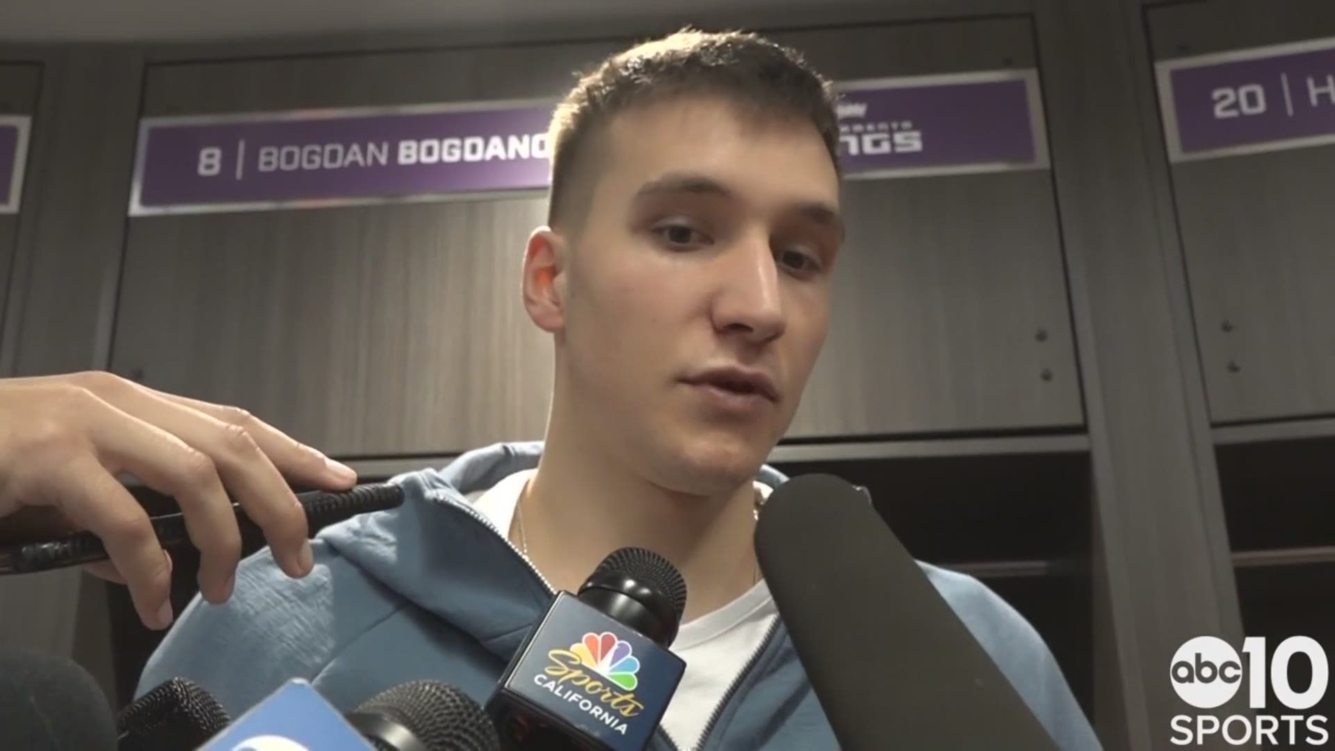Bogdan Bogdanovic trying to figure out his struggles after Kings loss to Hornets.