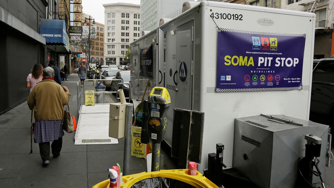 San Francisco public toilets help homeless, cost 200,000