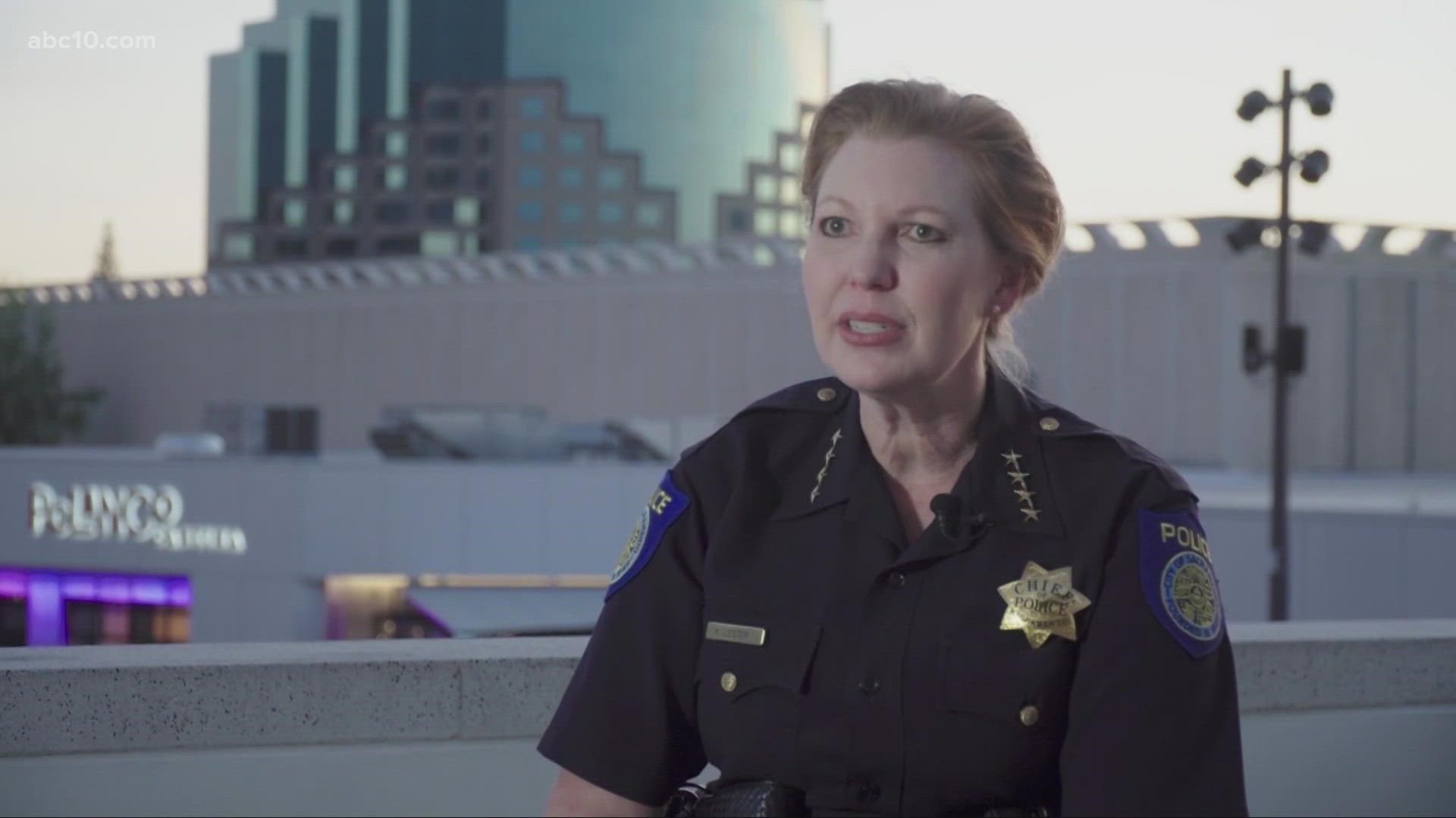Chief Lester sat down with ABC10 to discuss what's on her agenda as she leads the department.