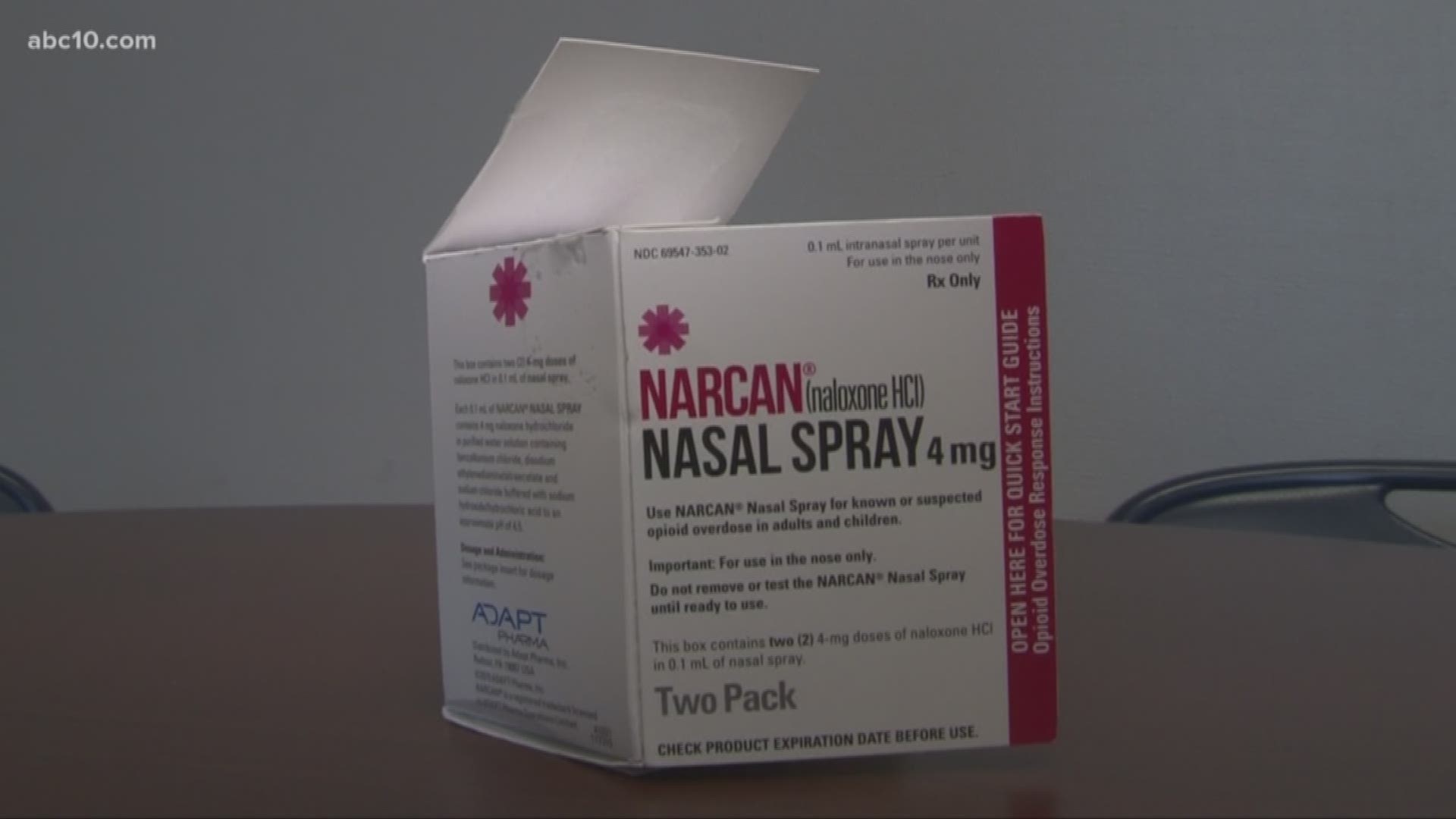 The San Joaquin County Health Department is distributing Naloxone, better known as "Narcan", in an effort to stem opioid overdoses.