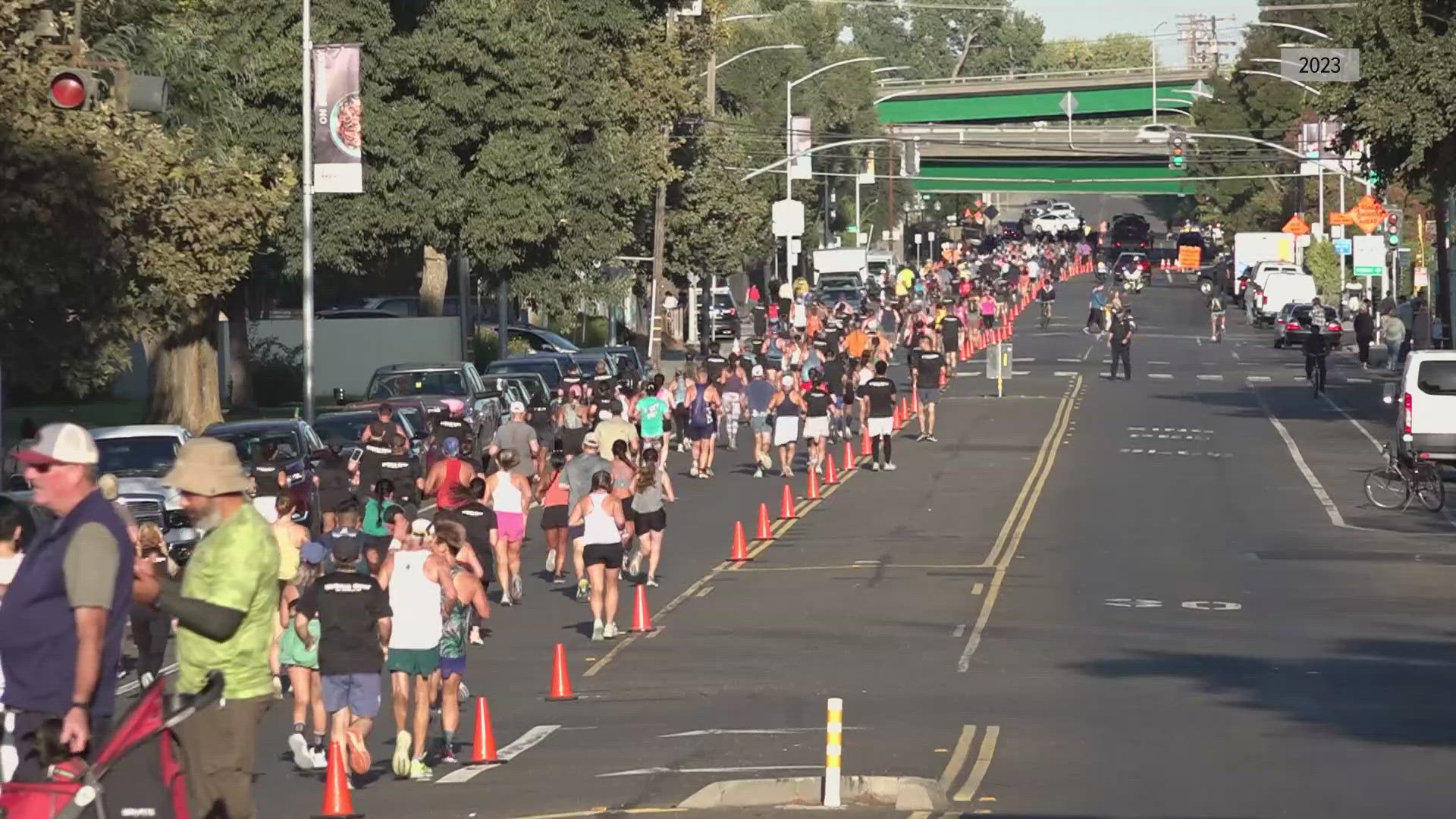 The events span both weekend days with the 5K walk/run and kids races scheduled for Saturday and the half-marathon on Sunday.