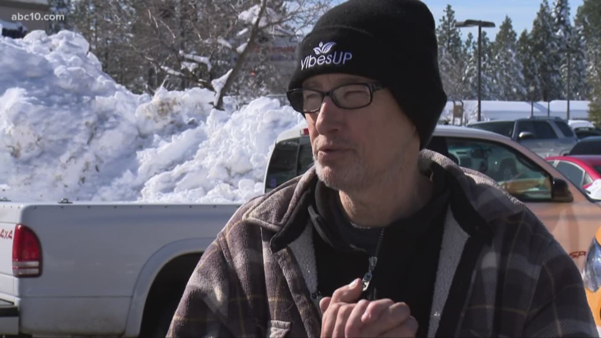 Scott Brown and his wife have been without power for three days. He told ABC10 it was exciting to see so much snow in his neighborhood after the first storm. "We took pictures for the first few days of icicles and trees, and now it’s like, go away!"