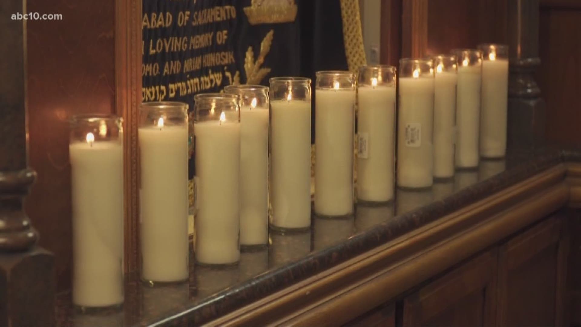More than 40 people gathered at the Chabad of Sacramento to remember the victims in the attack on a Synagogue in Pittsburgh.