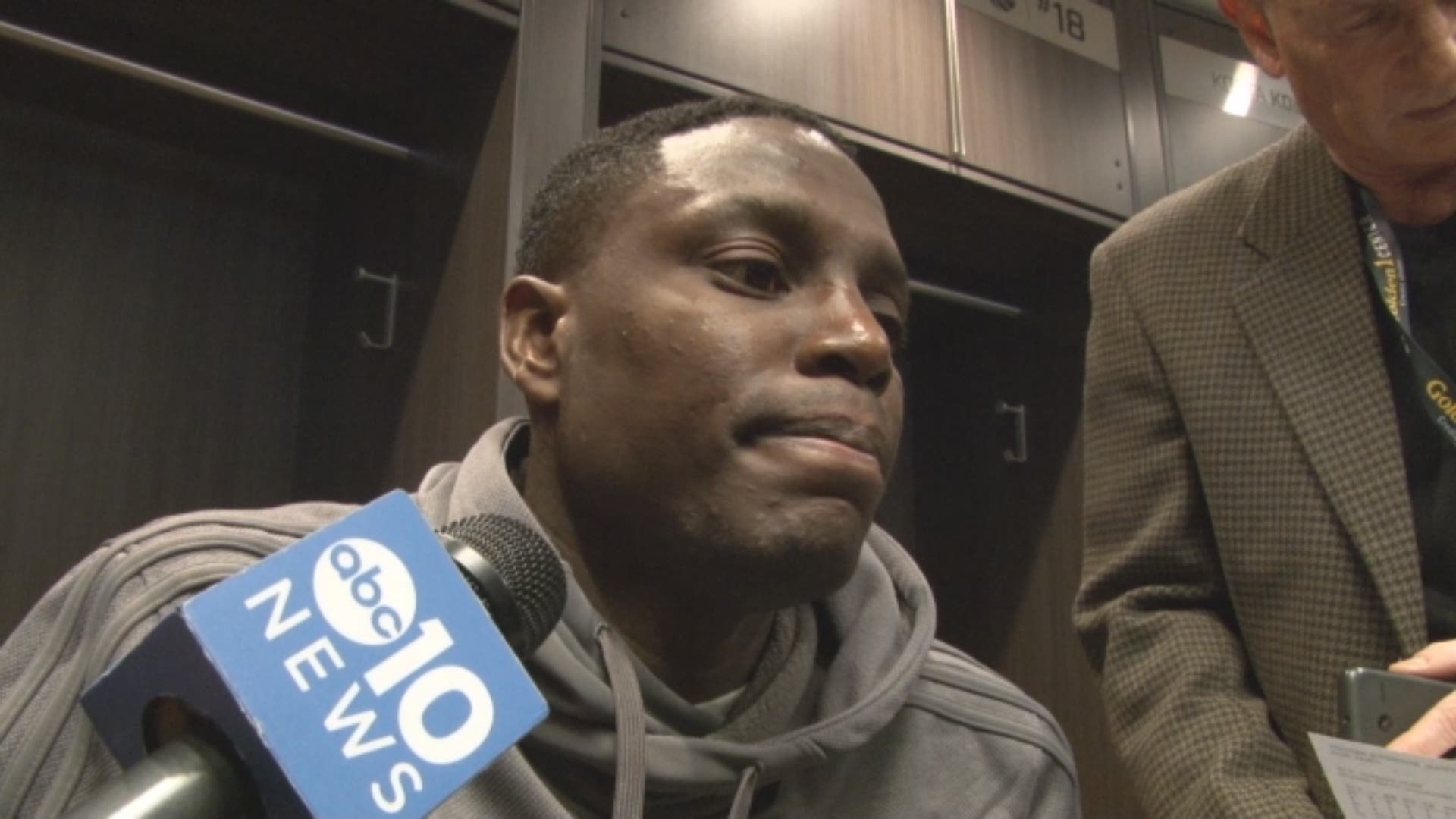 Sacramento Kings point guard Darren Collison talks about the somber locker room following Wednesday's loss to the Indiana Pacers, where his teammate Rudy Gay suffered what's believed to be a season-ending Achilles injury.