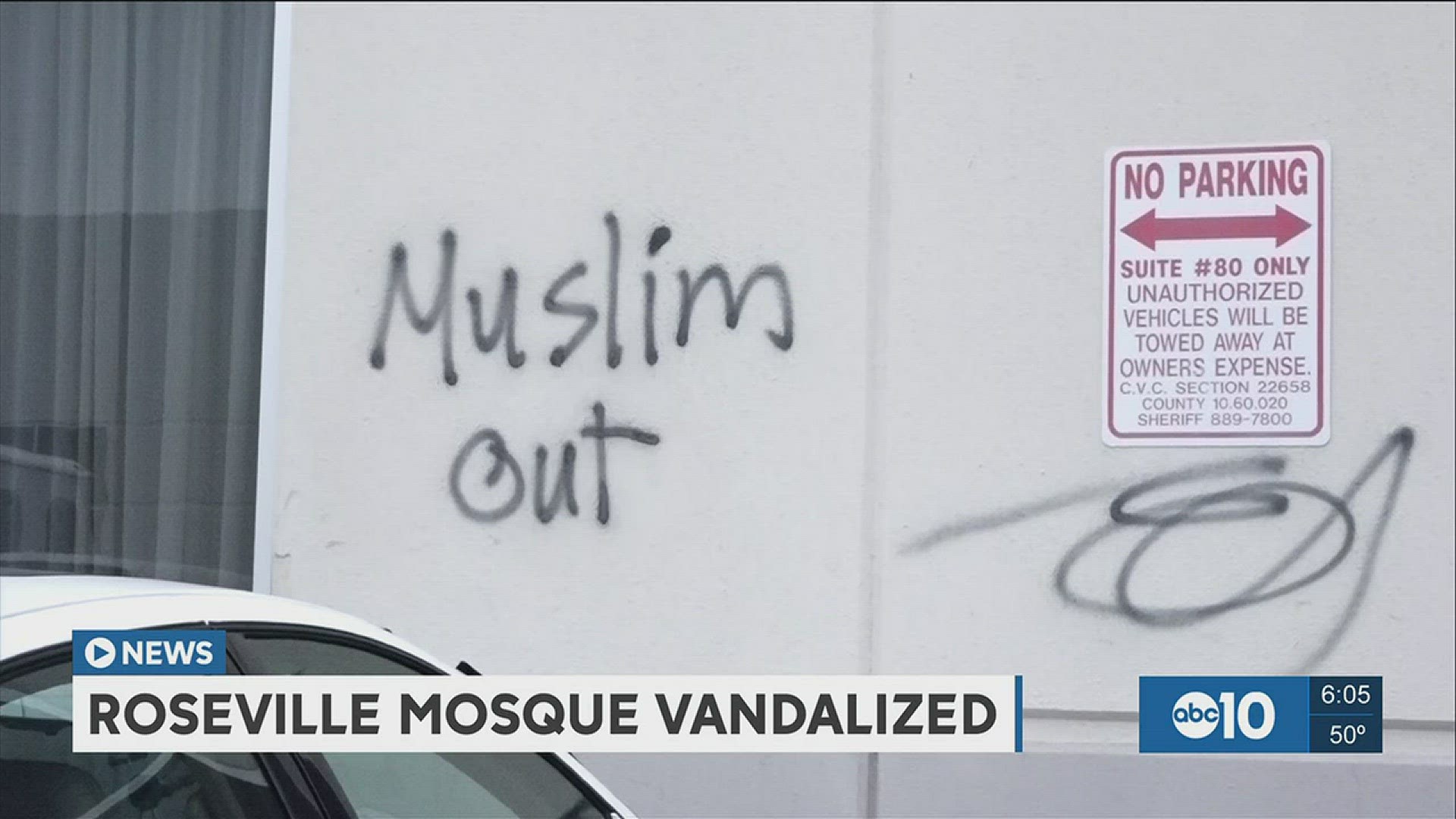Members of a mosque in Roseville are cleaning up after it was vandalized on Tuesday. (Feb. 1, 2017)