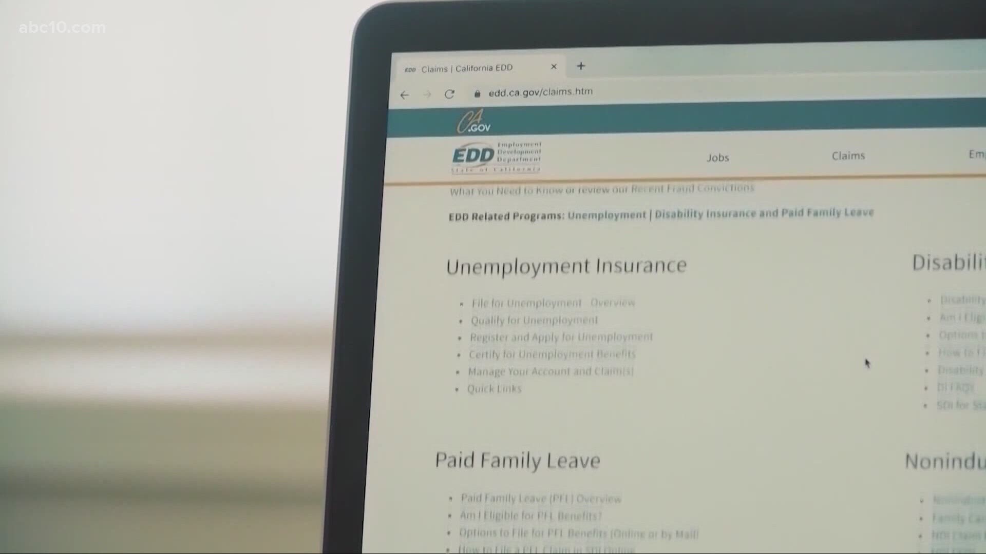 The EDD says it will never contact you via social media to discuss your unemployment claim.