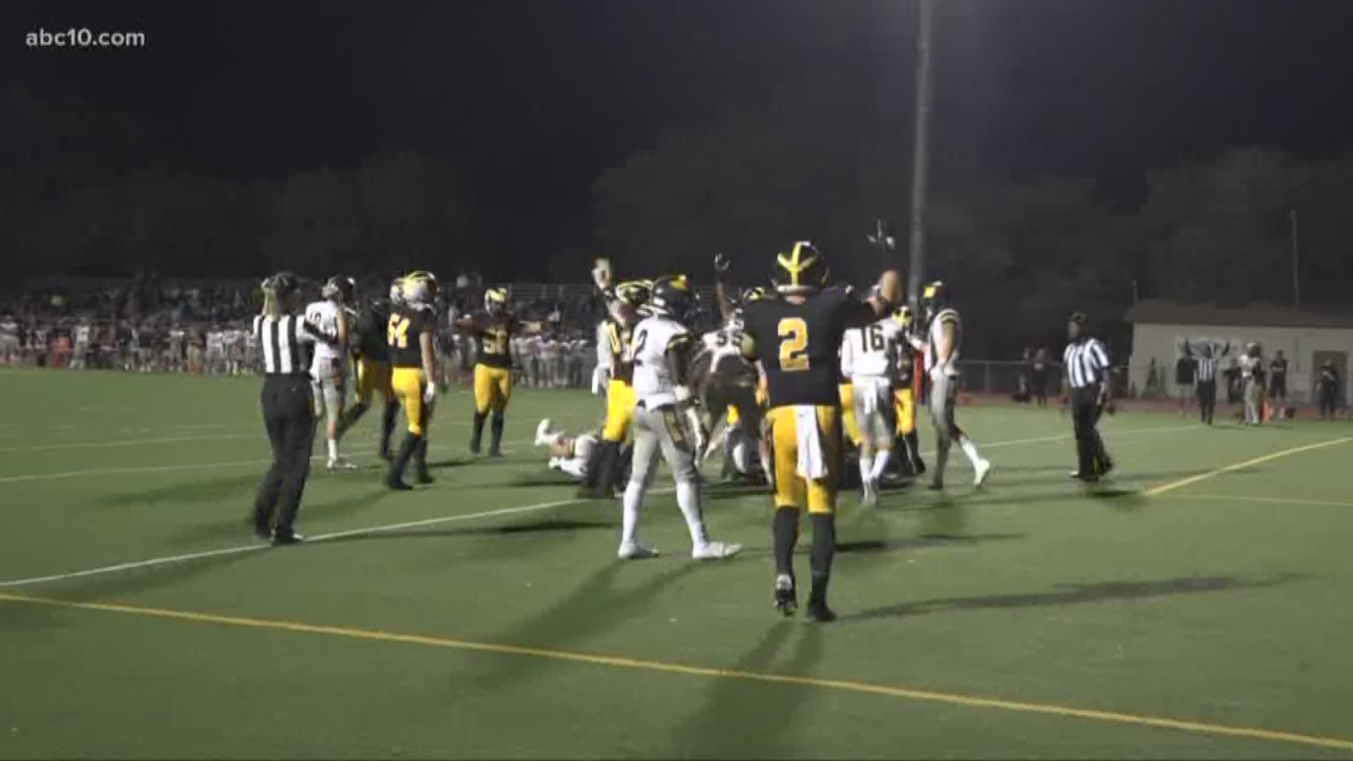 We're in the thick of the high school football season and in just one month we'll be talking playoffs. They were anticipating a playoff atmosphere at Del Oro tonight, as the Golden Eagles hosted Oak Ridge for homecoming. And Johnny "Football" Bartell saw 