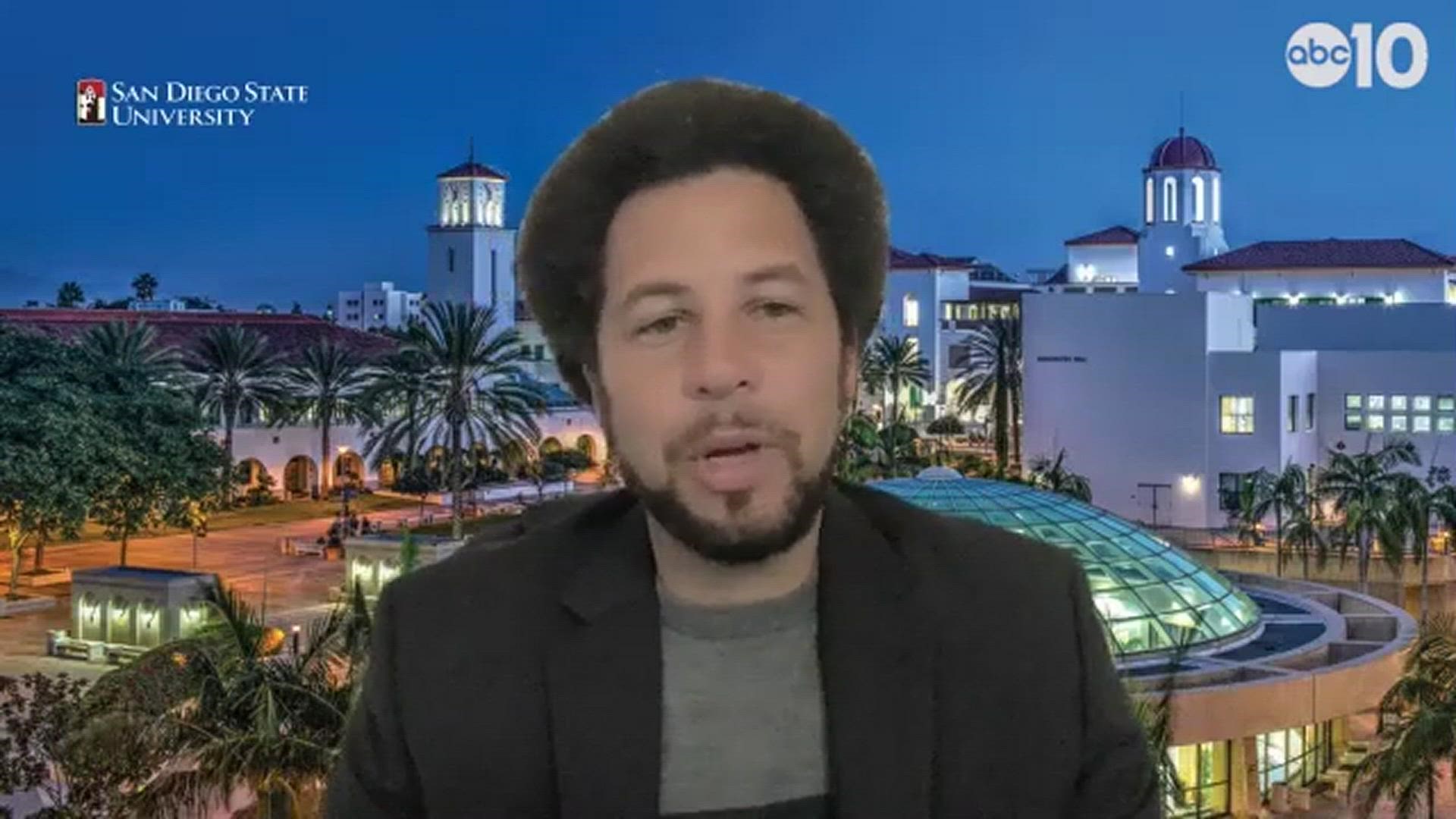 Ja'Nel Johnson spoke with San Diego State University professor and co-author of the report Dr. J. Luke Wood about the difference in suspension rates.