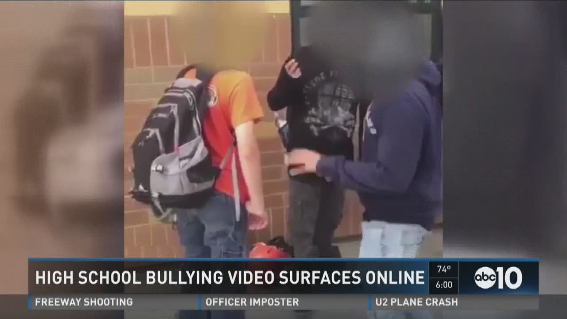 Disturbing video has surfaced on social media showing a teenager being bullied at an Elk Grove high school. (Sept. 22, 2016)