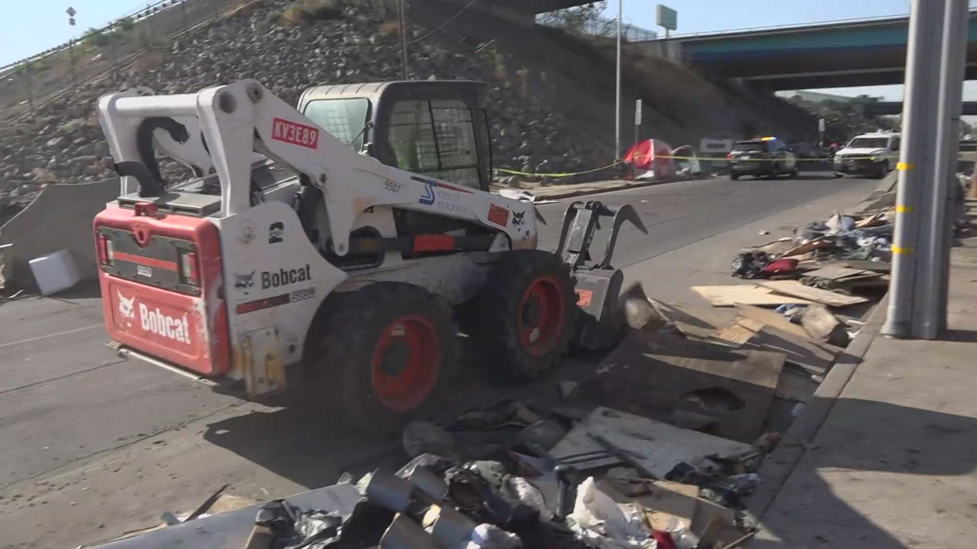 The cleanup comes as the homeless services organization next door works on building a new low-barrier shelter.