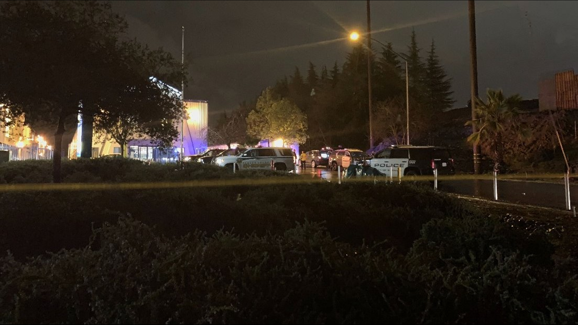 As deputies moved in to make the arrest, shots were fired and both the suspect and a K9 officer were hit. Around 10:45 p.m., Roseville Police reported that the suspect had died from his injuries.
