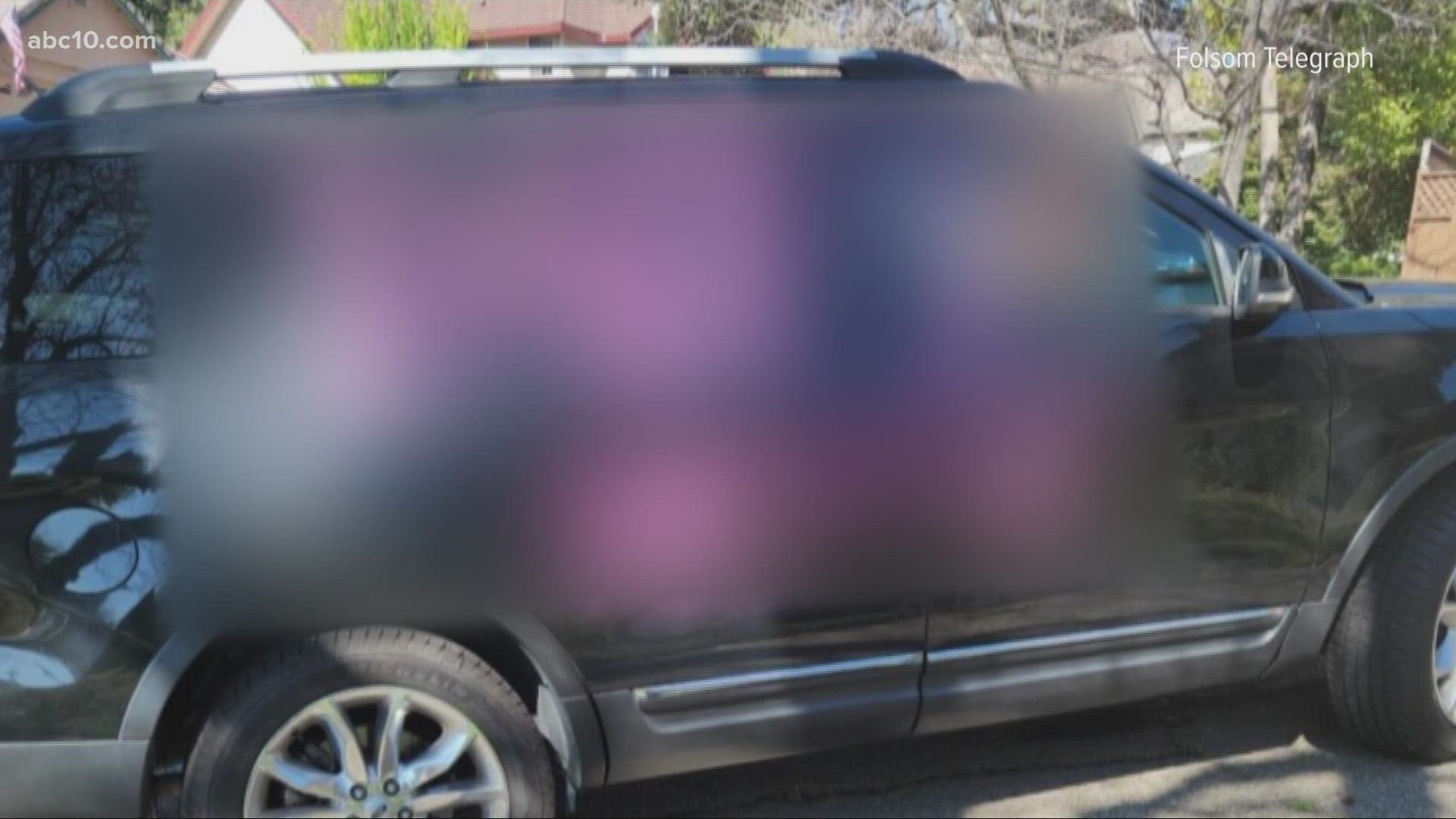 Folsom police investigating spray painting on cars as a potential hate crime. (Story aired on Feb. 23)