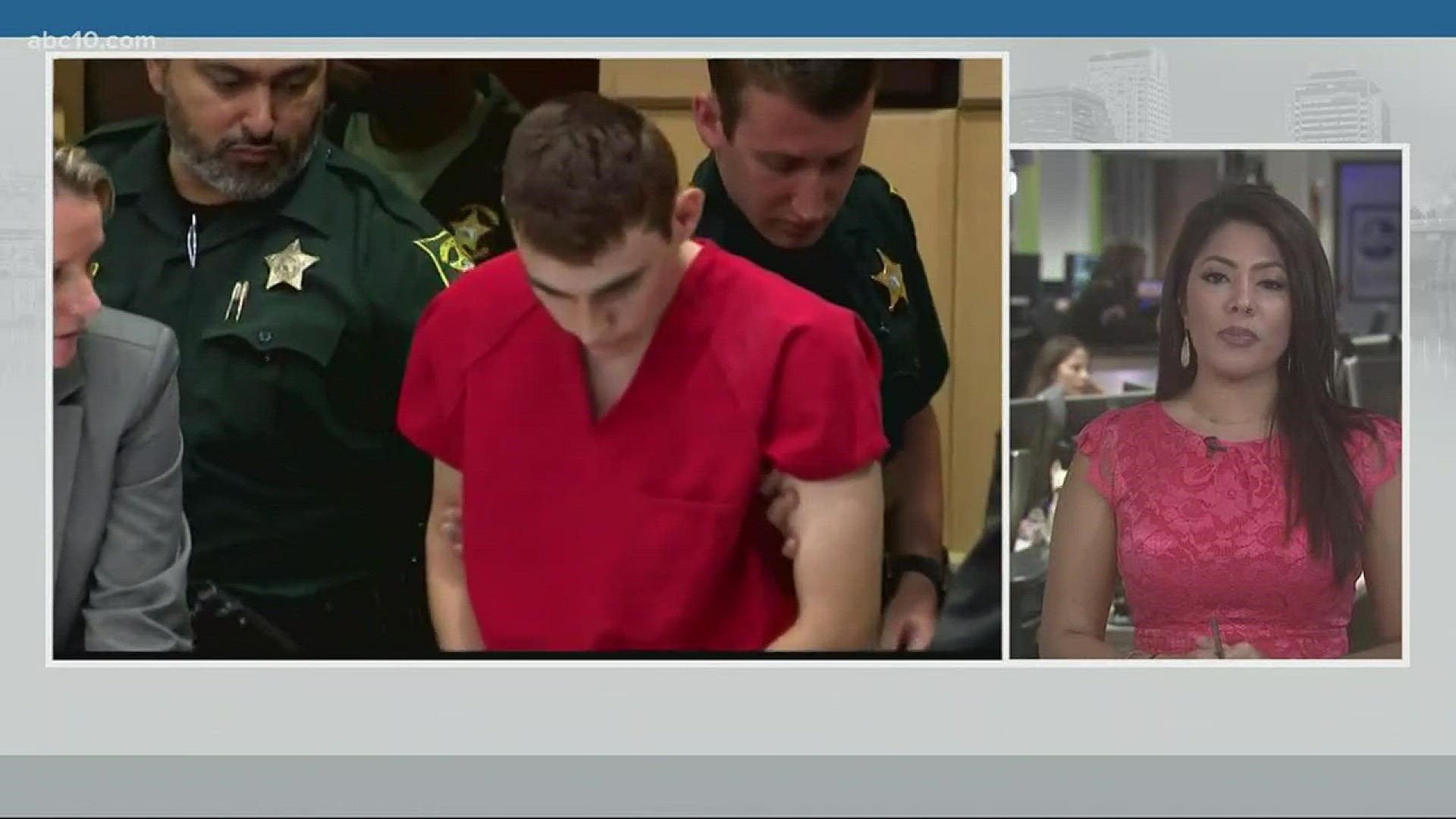 The Florida school shooting suspect appeared in court Monday.