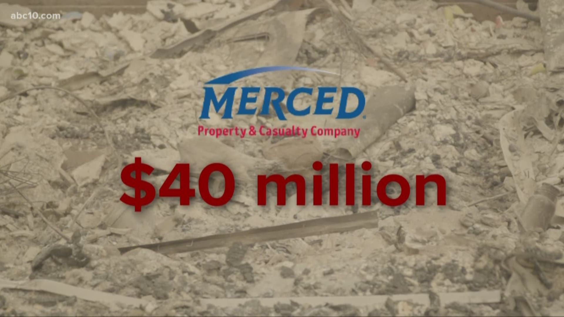 California's insurance regulator has taken control of Merced Property and Casualty Company to protect the claims made by many of the company's clients who lost homes and businesses.